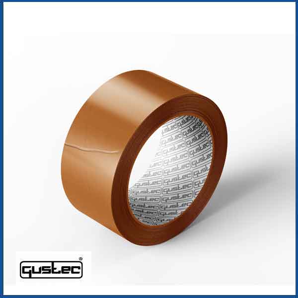 GUSTEC Brown Tape - 2 Inch, 50 Meter